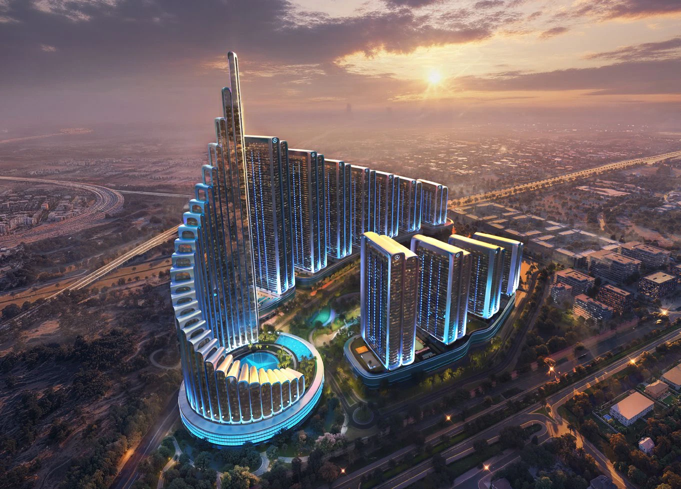 Mercedes Benz Places | Binghatti City